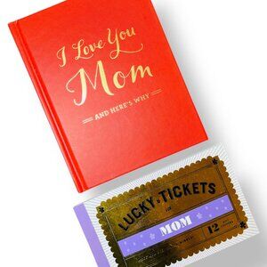 I Love You Mom And Here's Why Book & Coupons Gift Set